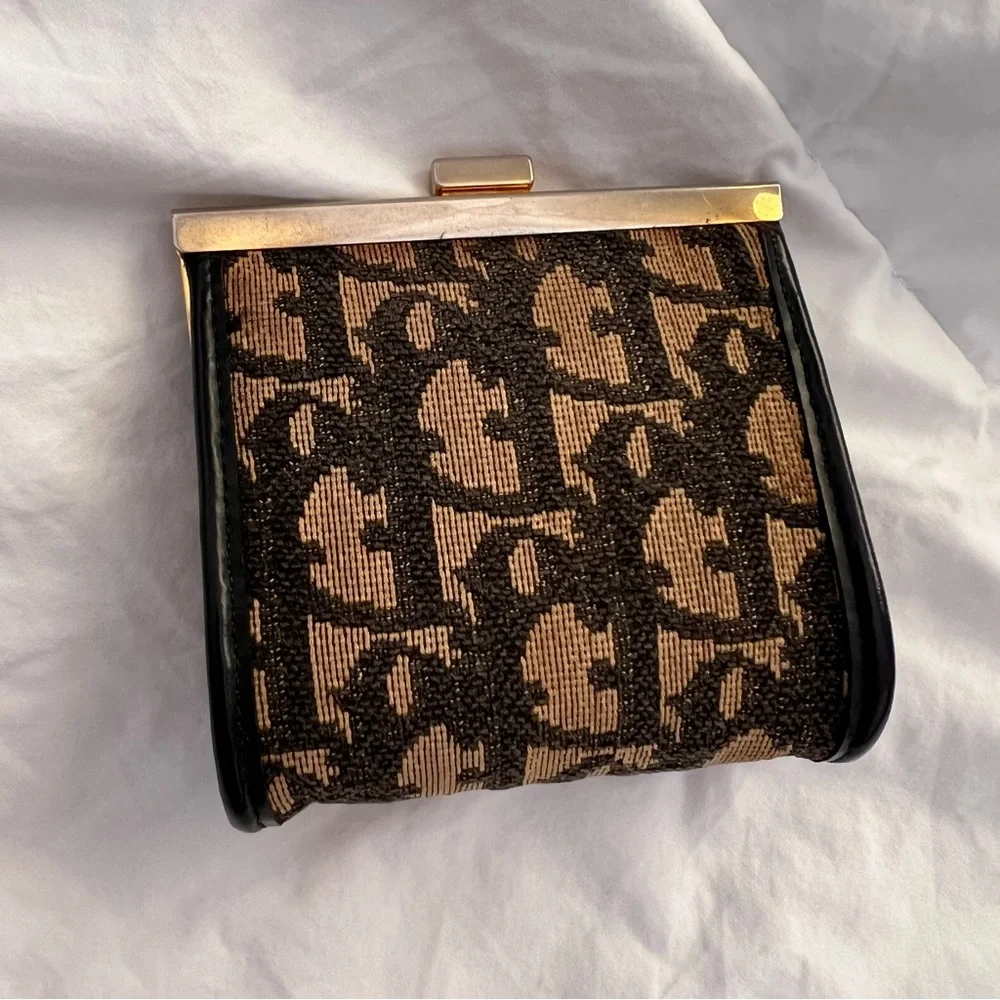 Christian Dior Vintage Trotter - Oblique Canvas Coin Purse - Picture 2 of 7